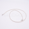 White Acrylic Round Beads Bag Handles FIND-TAC0006-24D-01-1