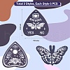 15Pcs 3 Styles Halloween Printed Opaque Acrylic Pendants SACR-SZ0001-18-2