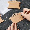 100Pcs Paper Bracelet Display Cards CDIS-WH0027-11B-02-3
