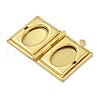Brass Locket Pendants X-KK-Q019-11G-2
