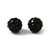 Polymer Clay Rhinestone Beads RB-H284-6MM-Half-280-3