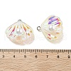 Resin Imitation Pearl Iridescent Pendants RESI-I062-01A-3