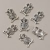 Tibetan Style Alloy Pendant Rhinestone Settings FIND-CJC0016-16C-2