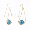 Natural Apatite Dangle Earrings EJEW-JE03595-05-1