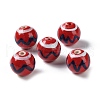 Handmade Porcelain Beads PORC-G011-07G-1