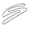 Tarnish Resistant 304 Stainless Steel Necklaces NJEW-F027-41-2mm-2
