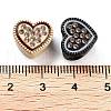 Opaque Resin European Beads RESI-M038-01-3