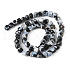 Natural Fire Crackle Agate Beads Strands G-H078-C49-6mm-02-3