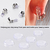 SOFPLATE 120Pcs Comfort Silicone Earring Pads FIND-SP0001-03-5