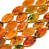 Dyed Natural Agate Beads Strands G-U029-F01-2
