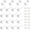 Unicraftale 20pcs 304 Stainless Steel Ball Stud Earring Post FIND-UN0001-12-1