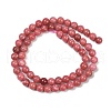 Natural Thulite Beads Strands G-Z044-A02-01-5