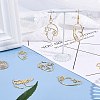 SUNNYCLUE Alloy Open Back Bezel Pendants PALLOY-SC0002-65G-5