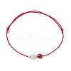 6Pcs Natural Gemstone Round Beads Braided Bracelets for Men Women BJEW-JB11753-3