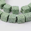 Natural Lava Rock Beads Strands G-L435-01-6mm-15-1