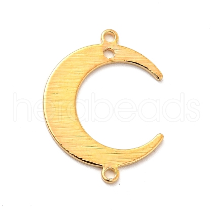 Rack Plating Brass Connector Charms KK-E067-25G-1