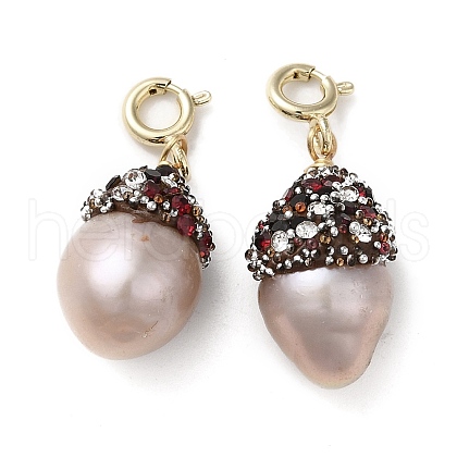 Natural Baroque Pearl Pendant Decorations PEAR-M012-06G-1