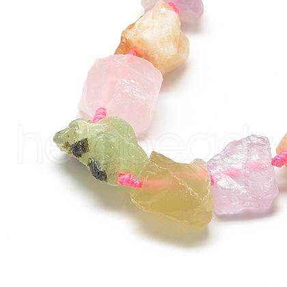 Natural Quartz Beads Strands G-R421-07-1