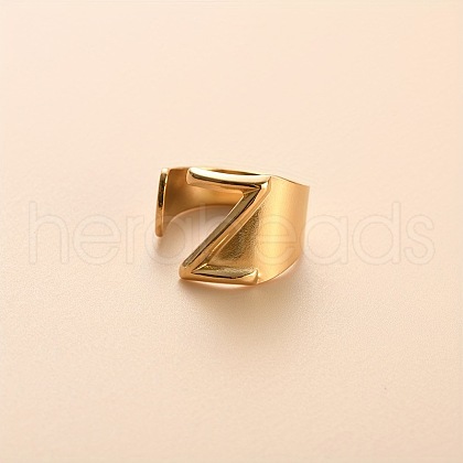 304 Stainless Steel Cuff Rings FS-WGEAFE6-51-1