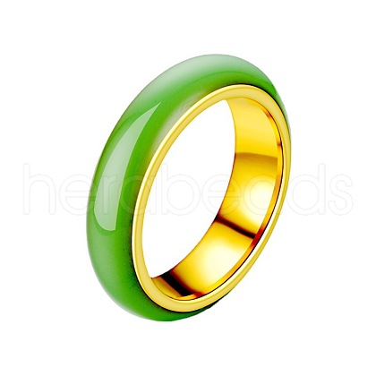 304 Stainless Steel Enamel Finger Rings FS-WGF3AA7-06-1