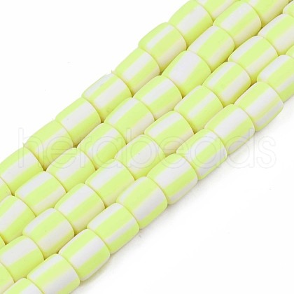 Handmade Polymer Clay Bead Strands CLAY-T020-12J-1