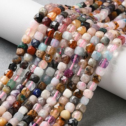 Natural Mixed Gemstone Beads Strands G-RM2025-40A-01-1