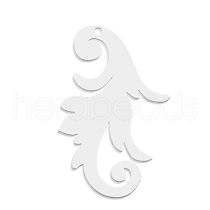 Non-Tarnish 201 Stainless Steel Pendants STAS-S105-LA780-1-1