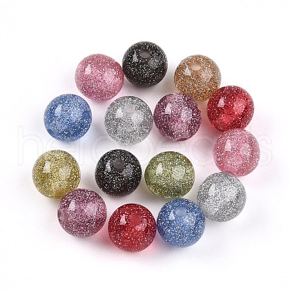 Opaque Resin Beads RESI-N042-10mm-15-1