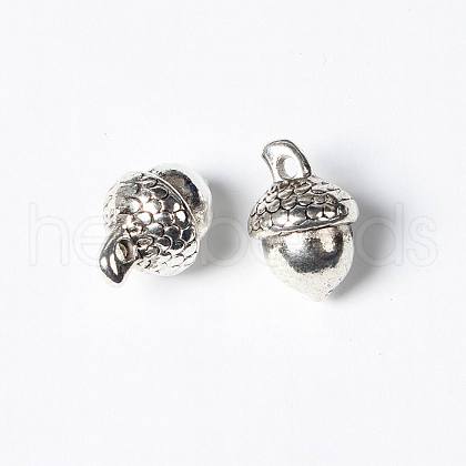 Tibetan Style Alloy Pendants X-TIBEP-GC170-AS-RS-1