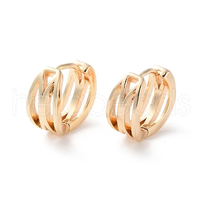 Rack Plating Brass Hoop Earrings EJEW-S241-23G-1