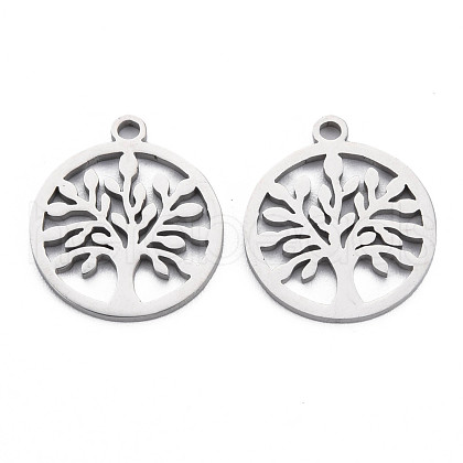 Non-Tarnish 304 Stainless Steel Pendants STAS-N095-047-1