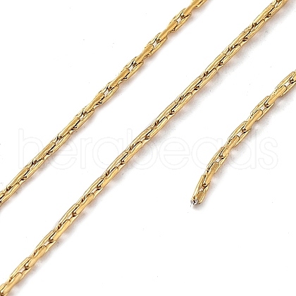 304 Stainless Steel Rectangle Link Chains CHS-G029-01G-1