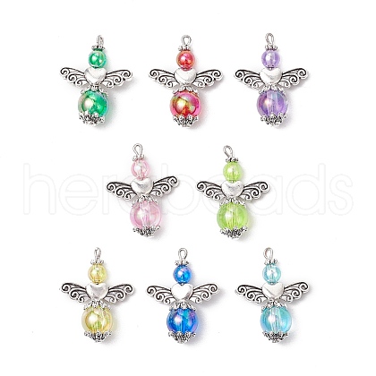 Transparent Acrylic Pendants PALLOY-JF03574-01-1