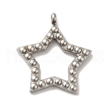Non-Tarnish 304 Stainless Steel Pendants STAS-M311-10P-1