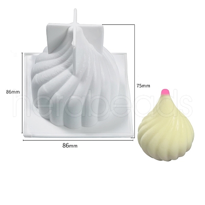 Embossed Pillar DIY Candle Silicone Molds PW-WG71364-01-1