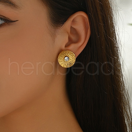 Minimalist Stainless Steel Stud Earrings AU5981-4-1