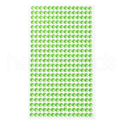 Self Adhesive Acrylic Rhinestone Stickers STIC-PW0012-01C-1