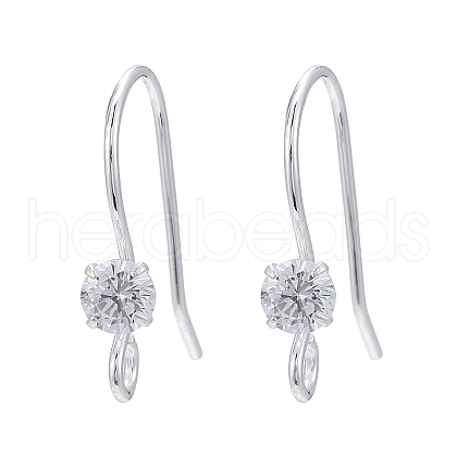 925 Sterling Silver Earring Hooks STER-S002-52-1