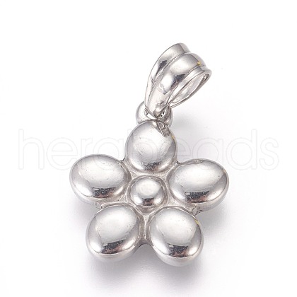 Tarnish Resistant 304 Stainless Steel Pendants STAS-E449-74P-1