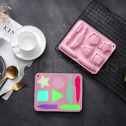 DIY Crayon Food Grade Silicone Molds DIY-B057-09-1