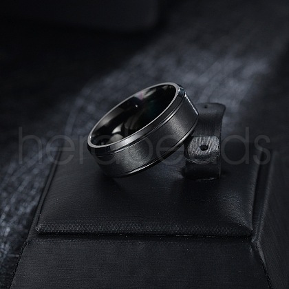 201 Stainless Steel Finger Rings for Women WG1765E-31-1
