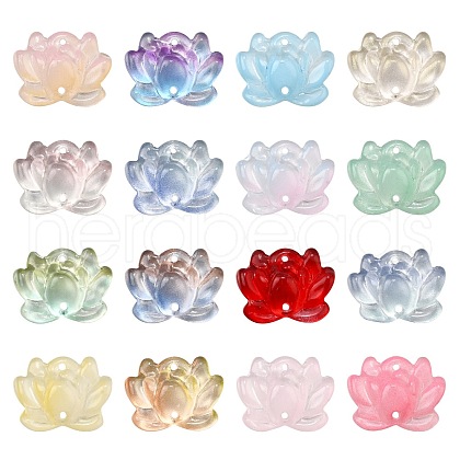 100Pcs Baking Paint Glass & Lampwork Beads Sets GLAA-CJ0002-68-1