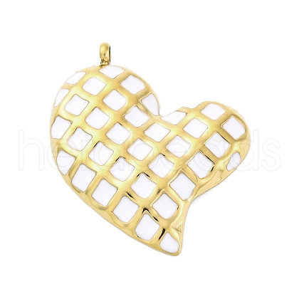304 Stainless Steel Pendants STAS-V003-02G-09-1