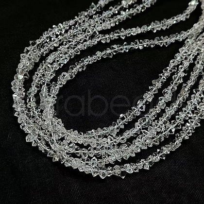 Natural Herkimer Diamond Beads Strands G-L611-A01-01-1