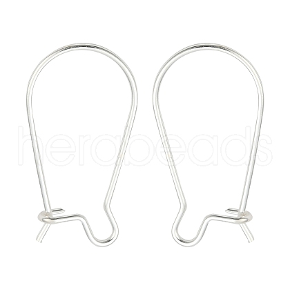 925 Sterling Silver Hoop Earrings X-STER-S002-55-1