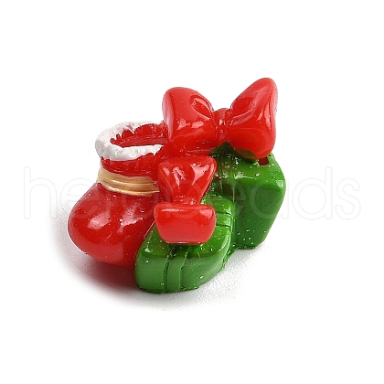 Christmas Theme Resin Figurine Statues for Home Office Desktop Decoration DJEW-M017-02H-1