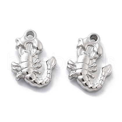 Anti-Tarnish 304 Stainless Steel Pendants STAS-R130-32P-1