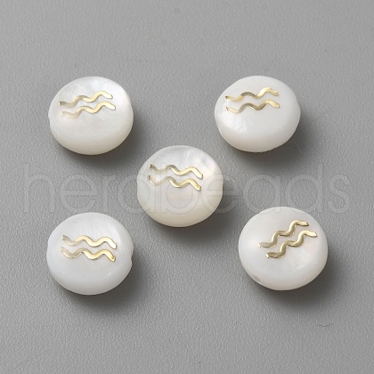 5Pcs Natural Freshwater Shell Beads BSHE-TAC0004-01A-1