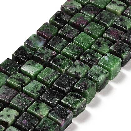 Natural Ruby in Zoisite Beads Strands G-G053-B01-01-1