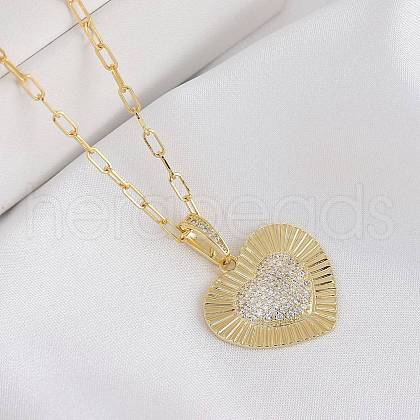 Brass Micro Pave Cubic Zirconia Pendants FS-WG8D67C-05-1